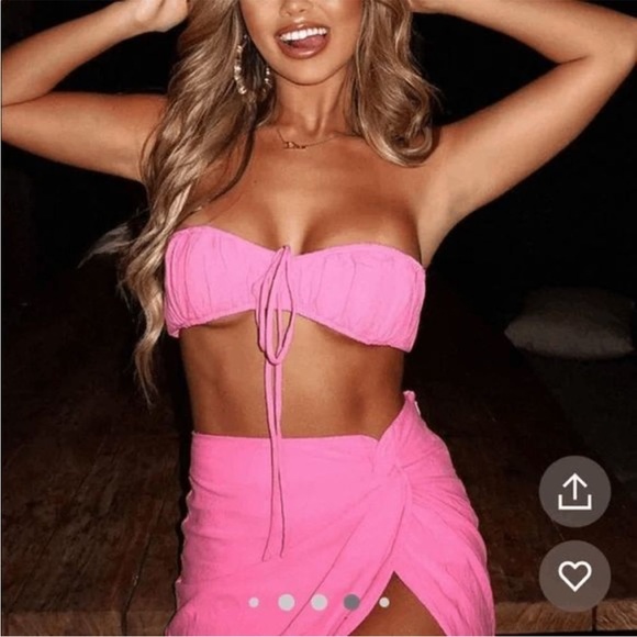 White Fox pink set - Picture 2 of 6